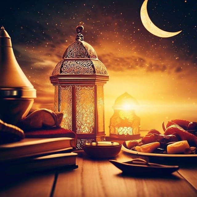 Islamic Spiritual Practices Illustration